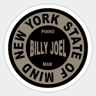 Billy Joel - New York State of Mind T-Shirt Sticker